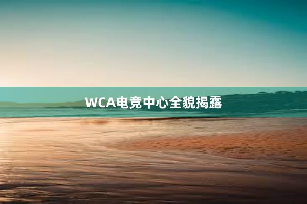 WCA电竞中心全貌揭露